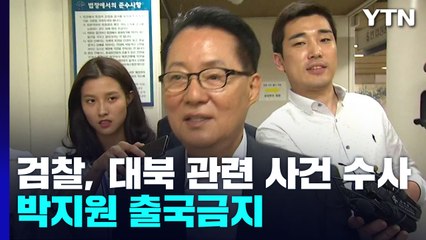 검찰, 박지원 출국금지·서훈 입국 즉시 통보 / YTN