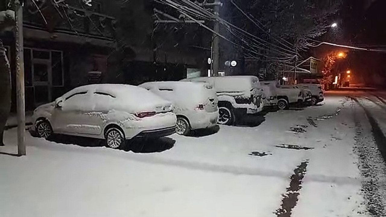 Nieve en Uspallata