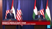 REPLAY: US President Joe Biden and Palestinian President Mahmoud Abbas hold a joint press conference