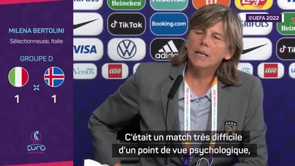 Euro 2022 (F) - Bertolini : "Nous ne devons pas avoir trop d’attentes"