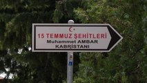 15 Temmuz şehidi Muhammet Ambar kabri başında anıldı