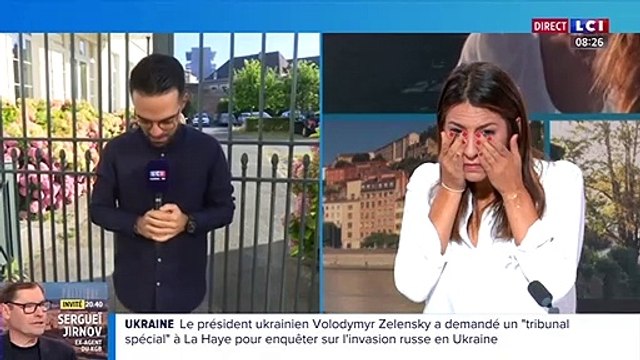 Hélène Mannarino , en larmes, fait ses adieux à la matinale de LCI.