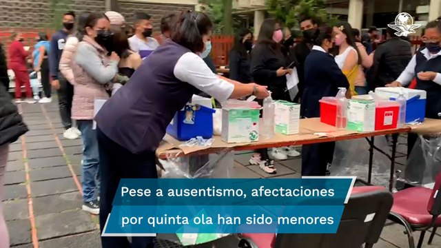 Pese a ausentismo, afectaciones por quinta ola han sido menores