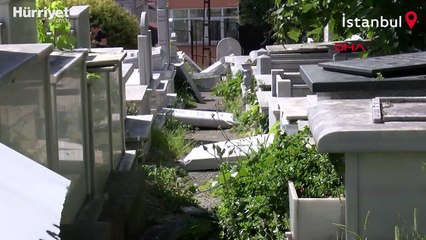 Hasköy Yahudi Mezarlığı'ndaki saldırı görüntülendi: 5 çocuk gözaltına alındı