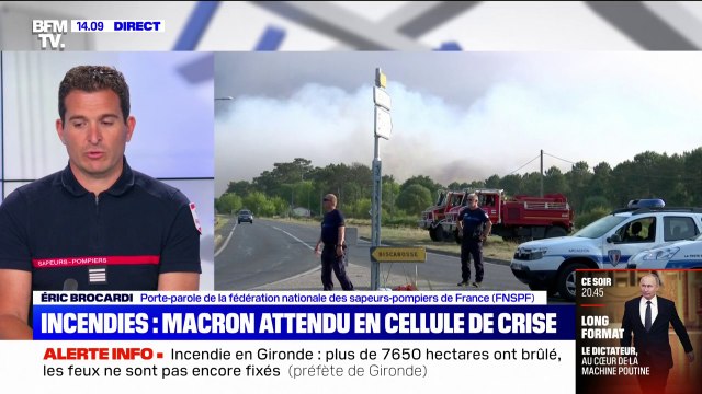 Incendies en Gironde: Les espaces entre chaque crise naturelle sont de plus en plus courts , alerte le pompier Eric Brocardi