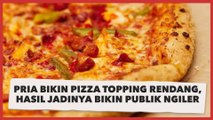 Viral Pria Bikin Pizza Topping Rendang, Hasil Jadinya Bikin Publik Ngiler
