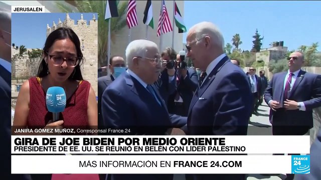 Informe desde Jerusalén: Biden se reunió con el mandatario palestino Mahmud Abbas