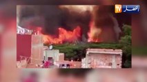 المغرب حرائق عنيفة تلتهم الغابات شمال البلاد