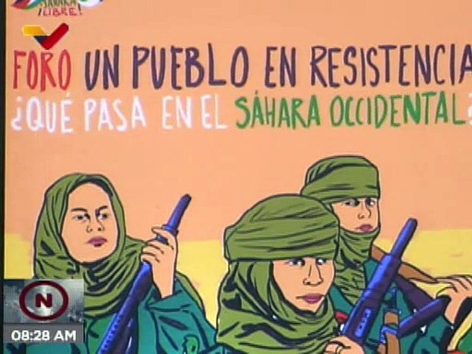 Caracas | Pueblo venezolano muestra su solidaridad con la comunidad Saharaui en conversatorio