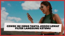 Viral! Cewek Ini Iseng Tanya Jodoh Lewat Filter Langsung Ketemu, Auto Salting