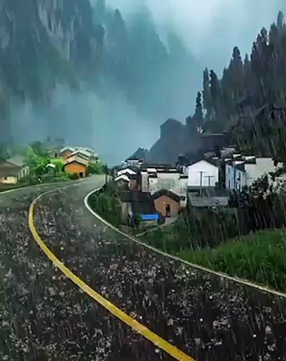Switzerland rain fall❤️❤️