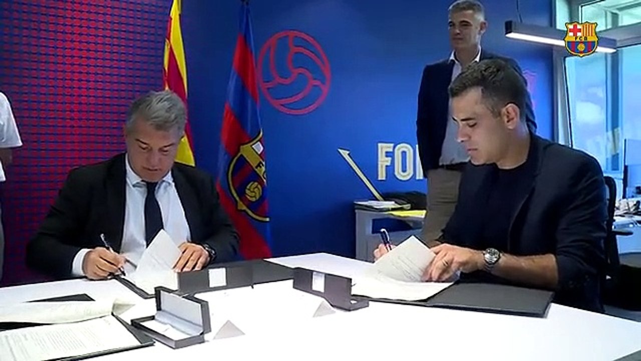 Las primeras palabras de Márquez como técnico del Barça B / FCB