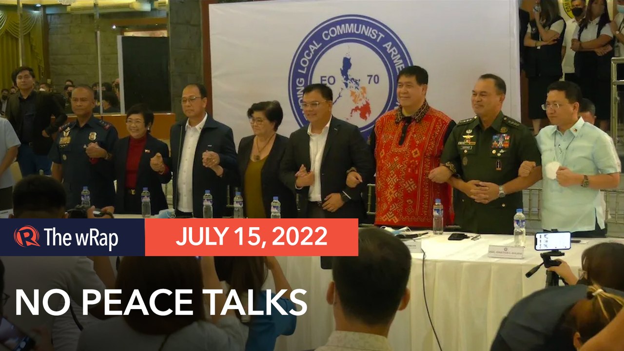 NTF-ELCAC not recommending CPP-NPA peace talks under Marcos