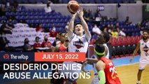 Desiderio denies Uvero's abuse allegations, will cooperate with investigations