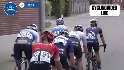 Crashing Into Spectator After Going Wrong Direction | Stage 2 Baloise Ladies Tour 2022