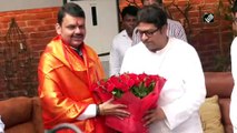 Devendra Fadnavis meets MNS chief Raj Thackeray in Mumbai