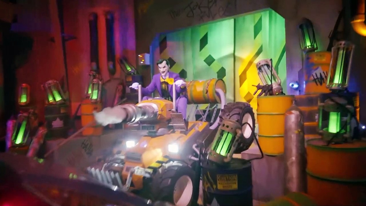 Justice League: Battle for Metropolis (Six Flags Magic Mountain - Valencia, CA) - Dark Ride POV Experience