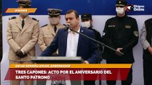 Tres Capones: acto por el aniversario del santo patrono