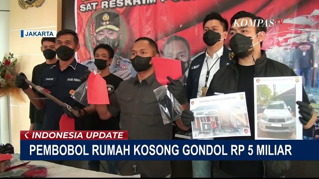 Tiga Tersangka Pencurian Rumah Kosong Ditangkap, Pelaku Gondol RP 5 Miliar!