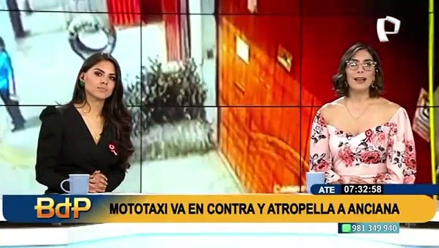 ¡Indignante! Mototaxista en sentido contrario atropella a anciana y se da a la fuga
