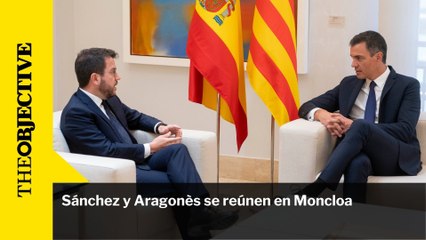 Sánchez y Aragonès se reúnen en Moncloa