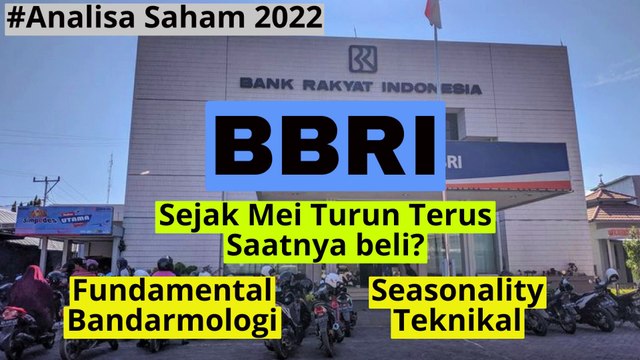 Analisa Saham BBRI, Harganya Turun Terus, Saatnya Beli?
