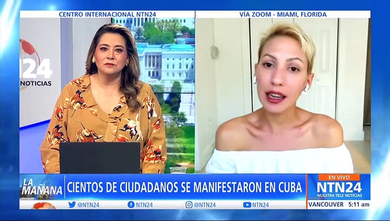 Protestas contra régimen de Díaz-Canel