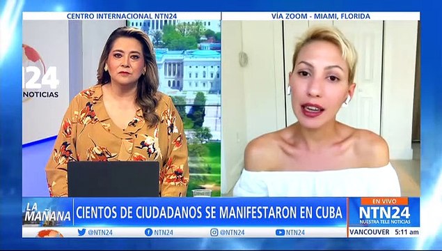 Protestas contra régimen de Díaz-Canel