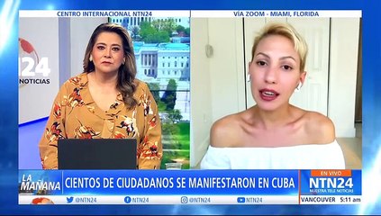 Protestas contra régimen de Díaz-Canel