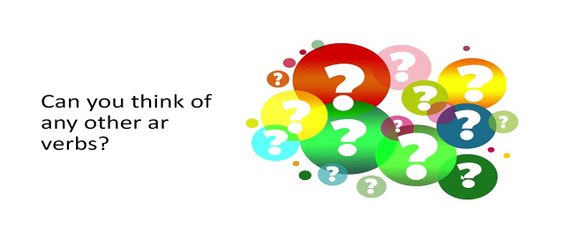 Los conjugaciones de los verbos en el presente