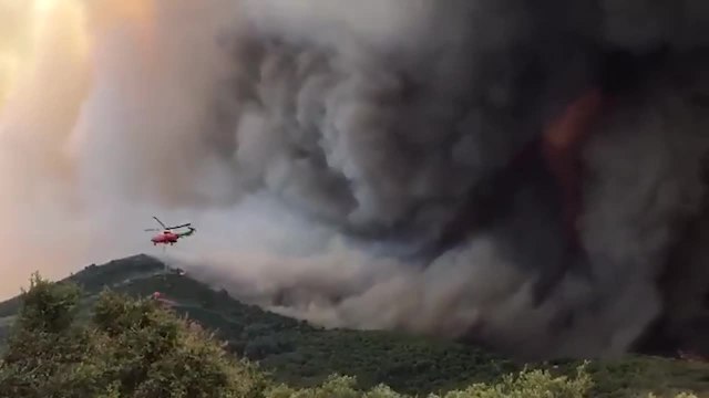 Las terribles imágenes del incendio de Mijas