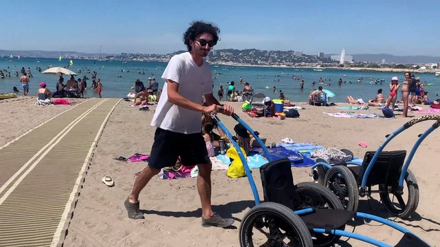 Handi-plage : Le littoral de la Pointe Rouge désormais accessible à tous
