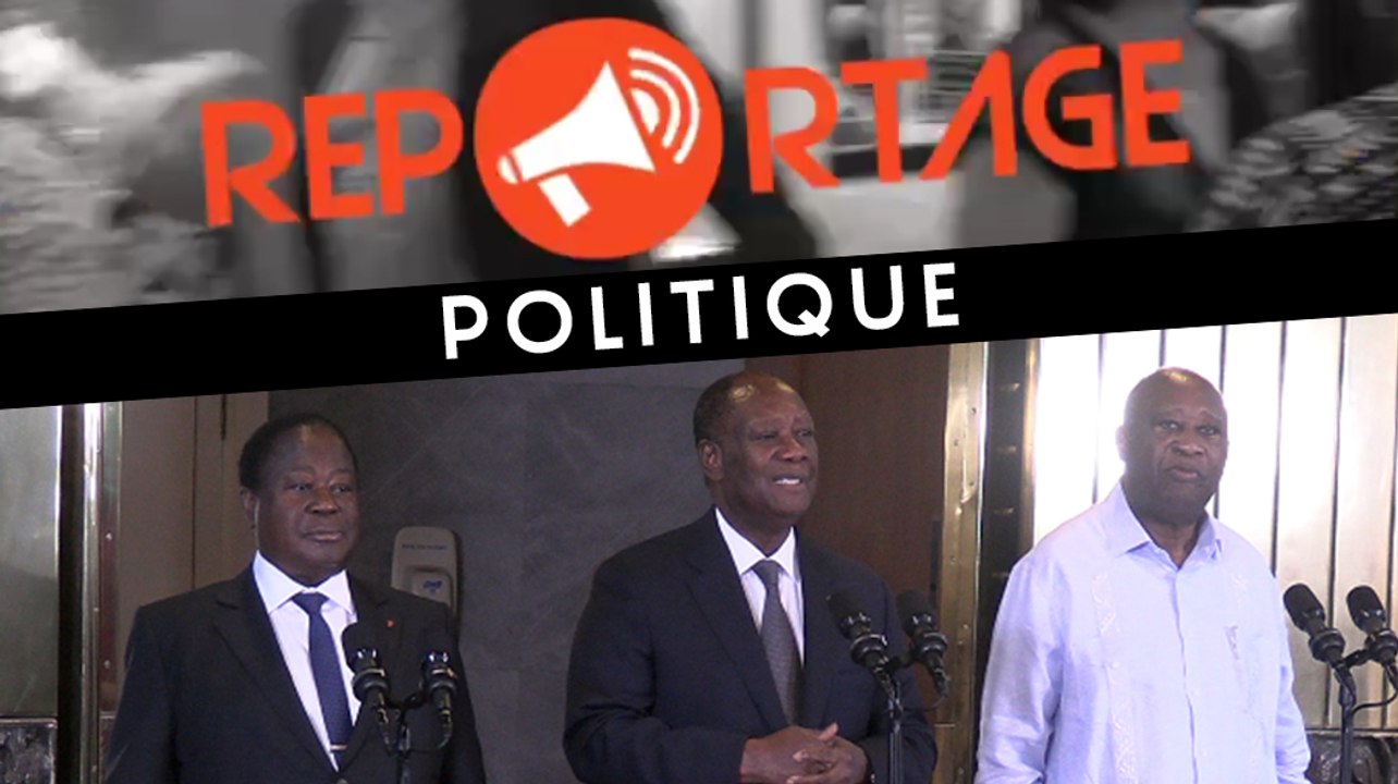 Les moments fort de la rencontre entre les présidents Alassane Ouattara et ses prédécesseurs Laurent Gbagbo et Henri Konan Bédié