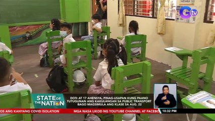 DOTr at 17 ahensya, pinag-usapan kung paano tutugunan ang kakulangan sa public transport bago magsimula ang klase sa Aug. 22 | SONA