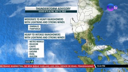 Metro Manila at ilang bahagi ng bansa, makakaranas ng malakas | SONA