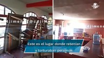 Balacera en Topilejo. Así luce el interior del refugio de los integrantes del Cártel de Sinaloa