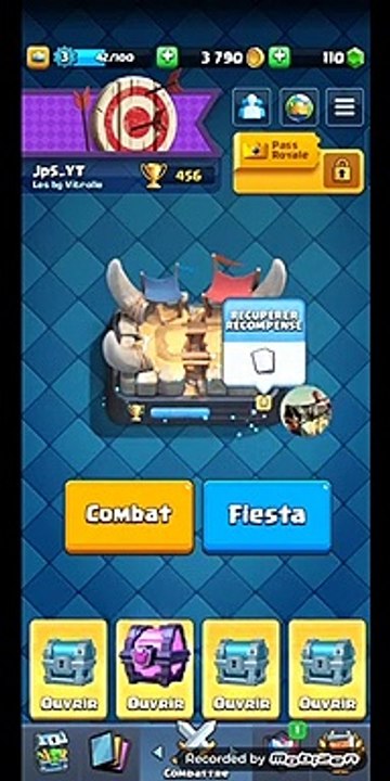 JE FAIS UN PACK OPENING SUR CLASH ROYALE