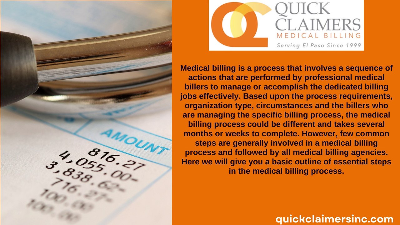 Quick Claimers - Important Steps in the Medical Billing Process