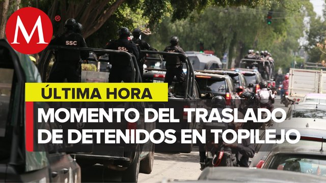 Trasladan hacia el reclusorio norte a los autores de la balacera en Topilejo