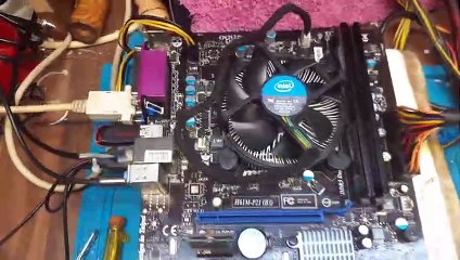 1155 Socket MSI H61M-P21 (B3) NVME M.2 SSD BIOS MOD/GAME+BENCHMARK TEST