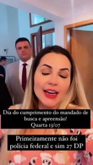 Deolane Bezerra publicou um vídeo ao lado dos policiais, que confirmam que nada ilícito foi encontrado na mansão