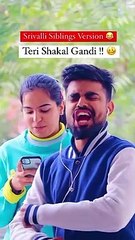 Srivalli Sibling’s version  by @sarorahere  ~ Pushpa The Rise #dushyantkukreja #shorts