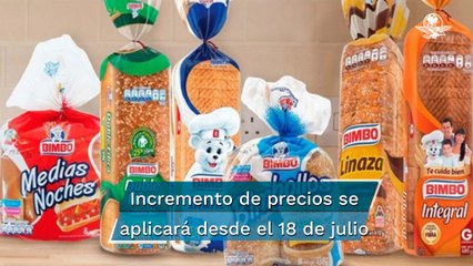 Bimbo anuncia que subirá los precios de sus productos