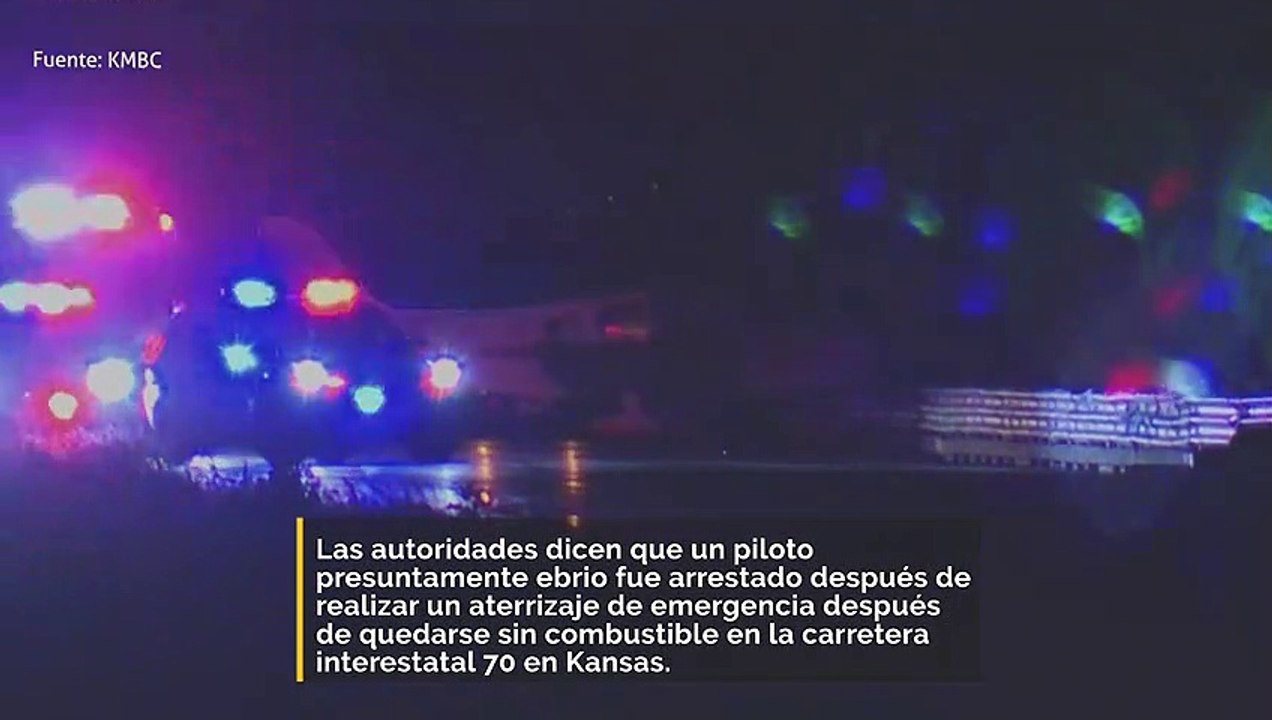 Un piloto presuntamente ebrio fue arrestado después de realizar un aterrizaje de emergencia