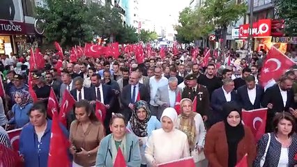 Elazığ'da 15 Temmuz Demokrasi ve Milli Birlik Günü törenle kutlandı