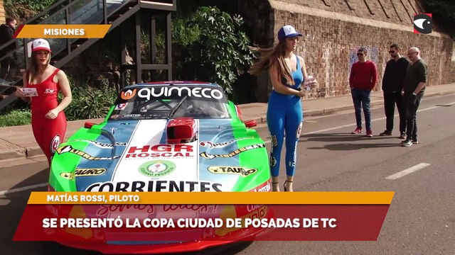 Se presentó la Copa Ciudad de Posadas de TC, Matías Rossi