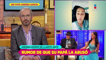 ¡Desmiente acusarlo de abuso! Hija de Andrés García rompe en llanto por su padre