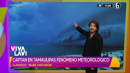 "Nube cinturón": captan impresionante fenómeno meteorológico en Tamaulipas