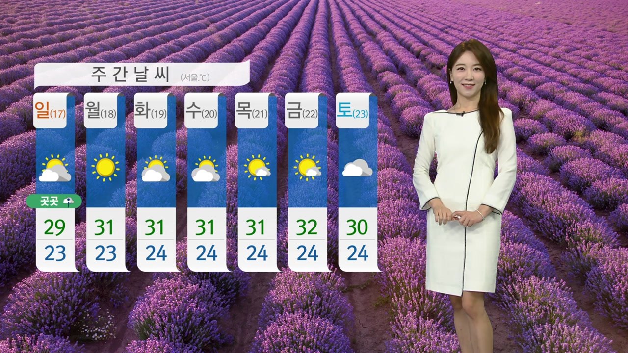 [날씨] '초복' 무더위 계속...밤까지 강한 소나기 / YTN