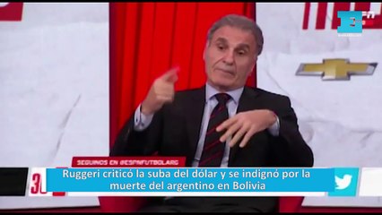 Ruggeri criticó la suba del dólar y se indignó por la muerte del argentino en Bolivia